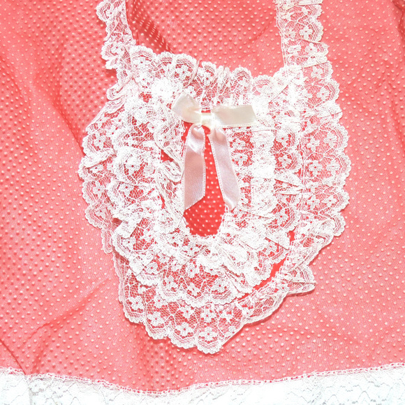 Vintage dotted swiss apron - Picture 2 of 4